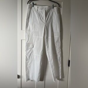 White Michael Kors cotton Cargo Pants